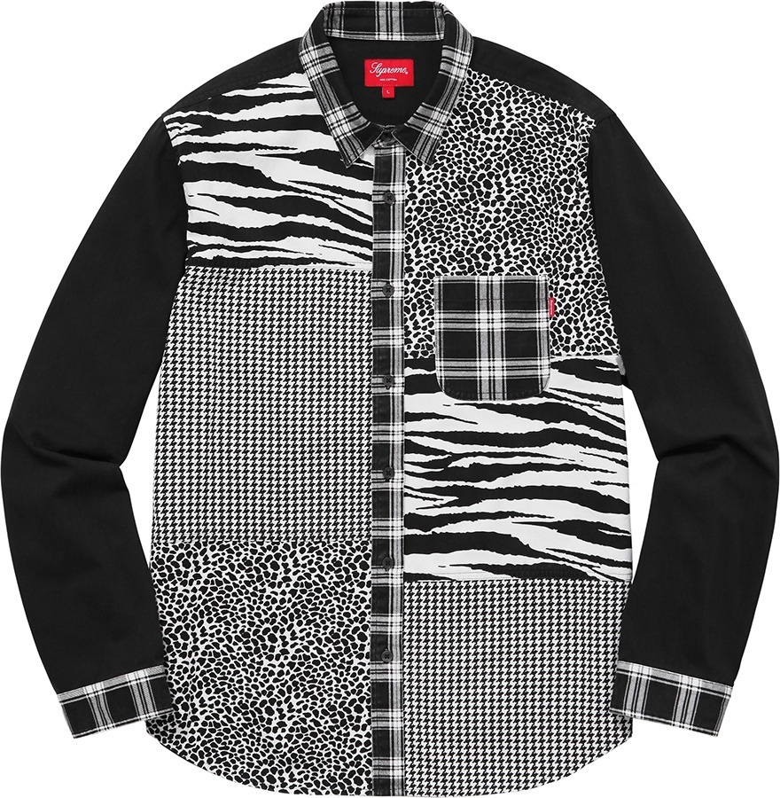 Animal Patchwork Twill Shirt view 2
